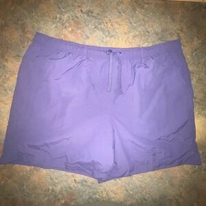 DSG Mens Lavender Lifestyle Short 2XL Relaxed Fit Polyester Nylon 6" Inseam